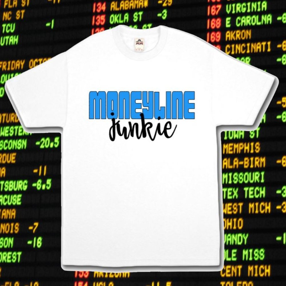 Degenerate Morals " Moneyline Junkie " Sports Betting Gambling Sportsbook Casino